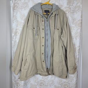 Saddlebred Fleece Line Full Zip Men's Jacket Coat  XXL Chore Barn Farm Work Warm